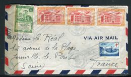 Dominicaine - Enveloppe Pour La France En 1945 Avec Contrôle Postal - Ref D253 - Dominicaine (République)