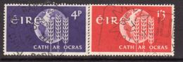 Ireland 1963 Freedom From Hunger Set Of 2, Used, SG 193/4 - Oblitérés