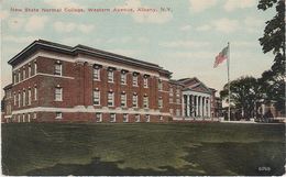 AK Albany New State Normal College School Western Avenue Washington St Street ? New York NY United States USA - Albany