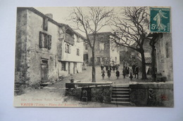 CPA 81 TARN VAOUR. Place Des Accacias. 1910. Edit. J. GUILHEM. Tabac. Vaour. - Vaour