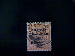 Ireland (Éire), Scott #26, Used (o), 1922, Provisional Government Overprint. Thom II, 2d, Orange - Usados