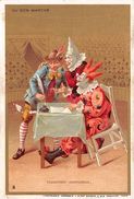 ILLUSTRATEUR  -  Chromo   -  Cirque , Clowns  - Publicité " Au Bon Marché " - Chasse