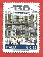 ITALIA REPUBBLICA USATO - 2016 - 130º Anniversario Della Fondazione Del Quotidiano “Il Secolo XIX” - € 0,95 - S. 3720 - 2011-20: Used