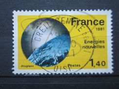 VEND BEAU TIMBRE DE FRANCE N° 2128 , CIEL CLAIR !!! - Usados