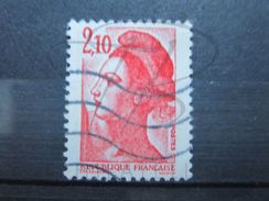 VEND BEAU TIMBRE DE FRANCE N° 2319 , TACHE ROUGE DANS LE BONNET !!! - Gebruikt