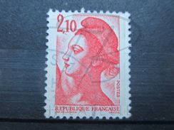 VEND BEAU TIMBRE DE FRANCE N° 2319 , " 2 " AVEC CORNE !!! - Used Stamps