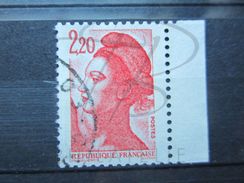 VEND BEAU TIMBRE DE FRANCE N° 2376 , BANDE PHOSPHORE INCOMPLETE !!! - Used Stamps