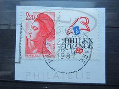 VEND BEAU TIMBRE DE FRANCE N° 2461 , BANDE PHOSPHORE DEFECTUEUSE !!! - Used Stamps