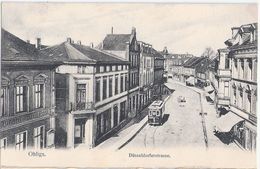 OHLIGS Solingen DüsseldorferStraße Staßenbahn Tram Vorn Links Restaurant Zur Post Gelaufen 28.8.1908 TOP-Erhaltung - Solingen