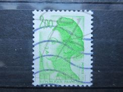 VEND BEAU TIMBRE DE FRANCE N° 2188 , BANDE PHOSPHORE A CHEVAL HORIZONTALEMENT !!! (c) - Used Stamps