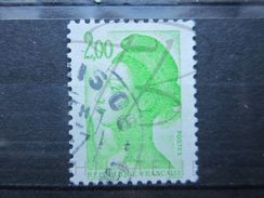 VEND BEAU TIMBRE DE FRANCE N° 2188 , BANDE PHOSPHORE A CHEVAL HORIZONTALEMENT !!! (d) - Used Stamps