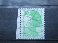 VEND BEAU TIMBRE DE FRANCE N° 2375 , BANDE PHOSPHORE A CHEVAL HORIZONTALEMENT !!! (b) - Used Stamps