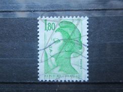 VEND BEAU TIMBRE DE FRANCE N° 2375 , BANDE PHOSPHORE A CHEVAL HORIZONTALEMENT !!! (d) - Usados