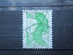 VEND BEAU TIMBRE DE FRANCE N° 2375 , BANDE PHOSPHORE A CHEVAL HORIZONTALEMENT !!! (d) - Used Stamps
