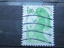 VEND BEAU TIMBRE DE FRANCE N° 2375 , BANDE PHOSPHORE A CHEVAL HORIZONTALEMENT !!! (f) - Used Stamps