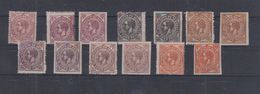 LOTE DE 13 PROYECTOS Ó ENSAYO DE SELLOS ALFONSO XII IMPUESTO DE GUERRA. - Unused Stamps