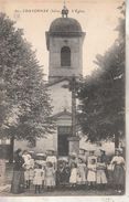 Châtonnay - L'Eglise - Carte Animée, Rare - Châtonnay