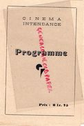 33- BORDEAUX- RARE PROGRAMME CINEMA INTENDANCE-SURPRISES DU DIVORCE-6 AVRIL 1933-LEON BELIERES-BISSON MARS-BOUQUET - Programma's