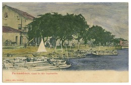 PERNAMBUCO - Caes Do Rio Capibaribe . ( Ed. Ramiro M. Costa) Carte Postale - Recife