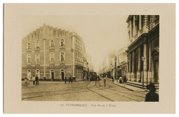 PERNAMBUCO - Rua Rosa E Silva  . ( Nº 12) Carte Postale - Recife