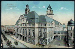A9653 - Plauen - Neues Rathaus - Gel 1918 - Löffler & Co - Plauen
