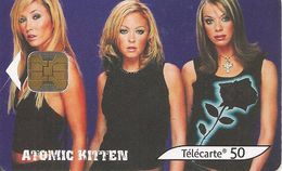 TC-PUBLIC°-F1238A-50U-OB2-N° Maigre-08/02-ATOMIC KITTEN-TBE - 2002