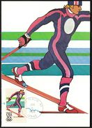 USA United States 1984 / Olympic Games Sarajevo / Cross Country Skiing / Inglewood Basketball Station Cancel - Winter 1984: Sarajevo