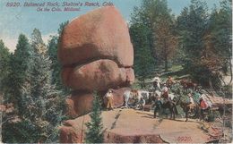 AK Balanced Rock Skelton 's Ranch Close Railroad Railway Train Line Colorado Midland CO United States USA - Autres & Non Classés