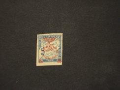 NOUVELLE CALEDONIE - TASSE - 1903 Soprastampato, UCCELLO  5 C. - TIMBTRATO/USED - Postage Due