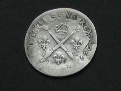 LOUIS XIV - 5 Sols 16...? - Argent   **** EN ACHAT IMMEDIAT **** - 1643-1715 Louis XIV The Great