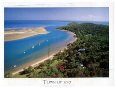 (718) Australia - With Stamp At Back Of Card) QLD - Town Of 1770 - Far North Queensland