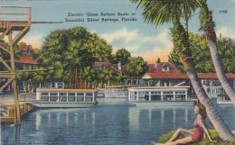 Florida Silver Springs Electric Glass Bottom Boats 1942 - Silver Springs