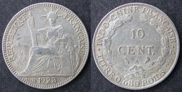 INDOCHINE  10 Cent 1923  INDOCINA  INDO-CHINA  PORT OFFERT - Cambodja