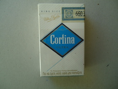 GREECE EMPTY TOBACCO BOXES IN DRACHMAS  CORTINA - Cajas Para Tabaco (vacios)