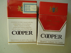 GREECE EMPTY TOBACCO BOXES IN DRACHMAS  COOPER - Schnupftabakdosen (leer)