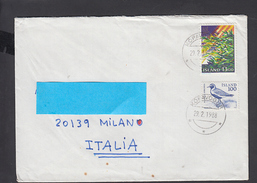 ISLANDA  1988 - Lettera Per  Italia - Lettres & Documents