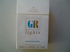 GREECE EMPTY TOBACCO BOXES IN DRACHMAS  GR LIGHTS - Cajas Para Tabaco (vacios)
