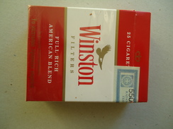 GREECE EMPTY TOBACCO BOXES IN DRACHMAS  WINSTON - Tabaksdozen (leeg)