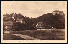 A9548 - Schloß Sachsenburg Bei Lunzenau - Spinnerei Fischerschänke Gaststätte - Gel 1930 - Frankenberg