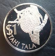 TOKELAU 1 TALA 1978 SILVER PROOF "Coconu" Free Shipping Via Registered Air Mail - Altri – Oceania