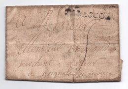 1749 - LETTRE De TARASCON (BOUCHES DU RHONE / PROVENCE) Avec MP LENAIN N° 3 Pour BRIGNOLES (VAR) - 1701-1800: Precursors XVIII