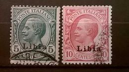 FRANCOBOLLI STAMPS ITALIA ITALY 1912 COLONIA LIBIA SERIE ANTICHE - Libyen