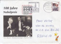 NOBEL PRIZE LAUREATS, CHEMISTRY, CARL BOSCH, COVER STATIONERY, 2001, GERMANY - Nobel Prize Laureates