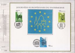 Carte Max CEF Soie 2763-74 Journées Européennes Du Patrimoine - 1991-2000