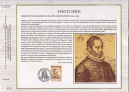 Carte Max CEF Soie 2776 Histoire - Philippe De Marnix De Saint Aldegonde - 1991-2000
