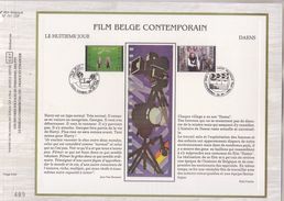 Carte Max CEF Soie 2780-81 Film Belge Contemporain - 1991-2000