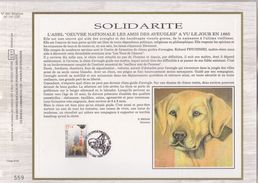 Carte Max CEF Soie 2789 Solidarité - Non-voyants - Les Amis Des Aveugles - 1991-2000