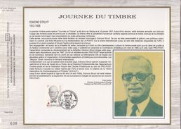 Carte Max CEF Soie 2756 Journée Du Timbre - Edmond Struyf - 1991-2000