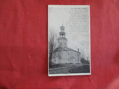 Bennington, Vermont> Old White Church -ref 2754 - Bennington