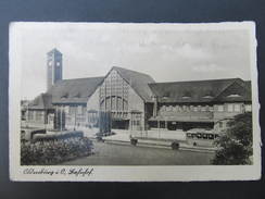 AK OLDENBURG Bahnhof M. OBus 1939 Feldpost  // D*28824 - Oldenburg